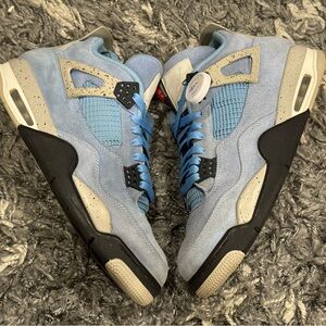 Size 12- Men's Nike Air Jordan 4 Retro Mid University Blue CT8527-400
